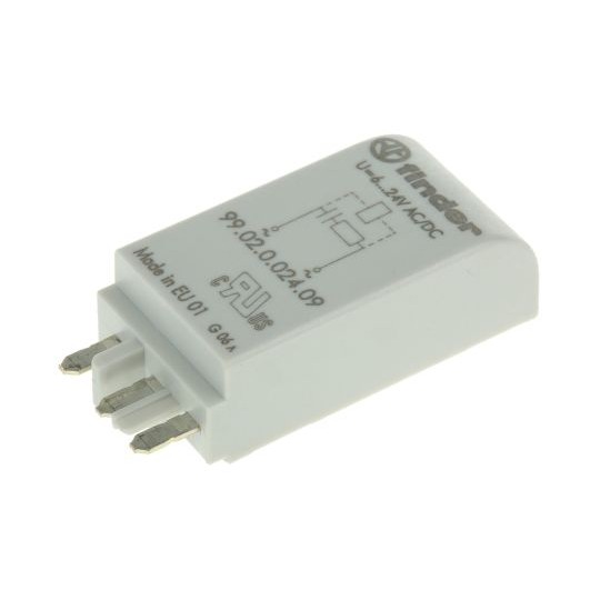 FINDER 99.02.0.024.98 Varistor & LED Indicator Module 6-24V AC/DC coil