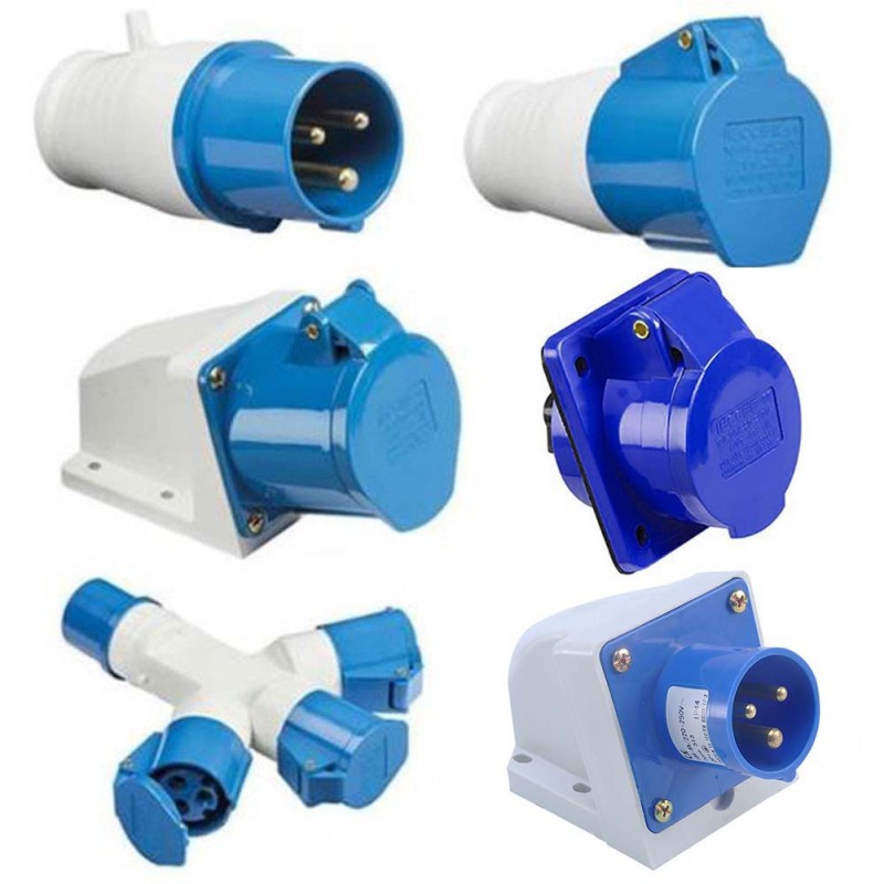 Industrial Male Female Plugs and Sockets